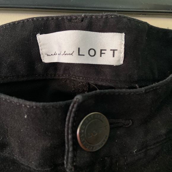 Loft Black Skinny Jeans - Picture 3 of 3